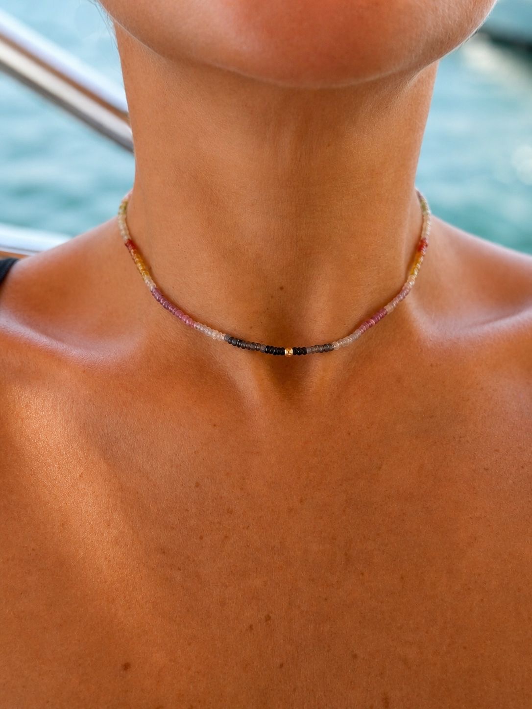 Collar de Zafiros Rainbow 38 CM